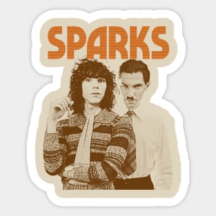 Sparks - Vintage Style Retro Aesthetic Design Sticker